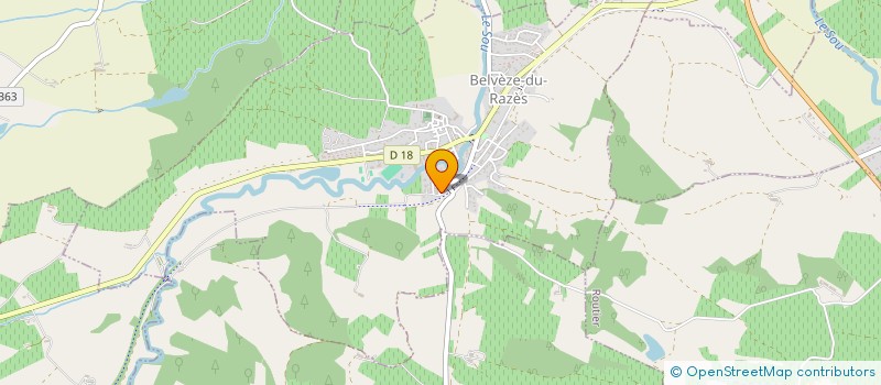 localisation de l'entreprise MONSIEUR MEHDI KORICHI  BELVEZE-DU-RAZES