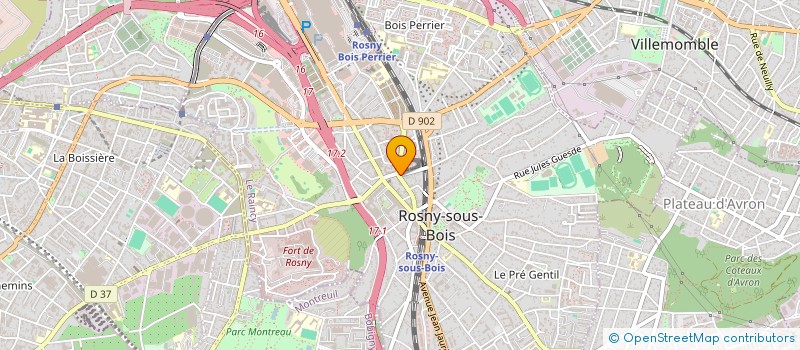 localisation de l'entreprise MONSIEUR MEHDI KOUDIL à ROSNY-SOUS-BOIS