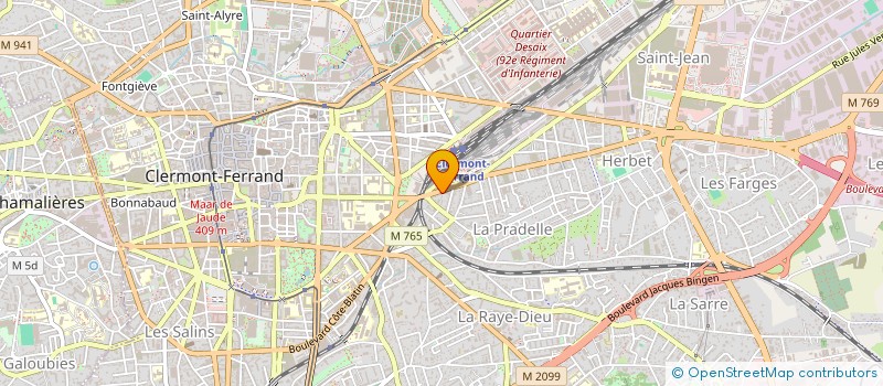 localisation de l'entreprise MONSIEUR MEHDI KRICHE  CLERMONT-FERRAND