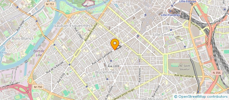 localisation de l'entreprise MONSIEUR MEHDI KRISSAANE  LILLE