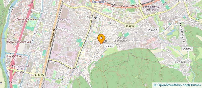 localisation de l'entreprise MONSIEUR MEHDI KROUK à ECHIROLLES