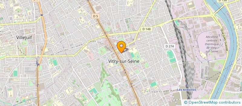 localisation de l'entreprise MONSIEUR MEHDI KROUNA  VITRY-SUR-SEINE