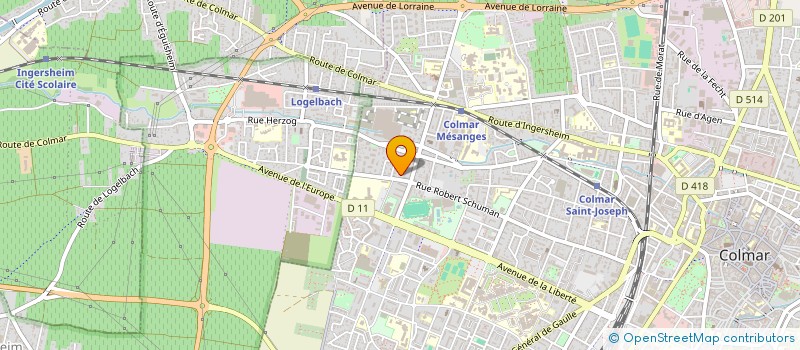 localisation de l'entreprise MONSIEUR MEHDI LAAFOU  COLMAR