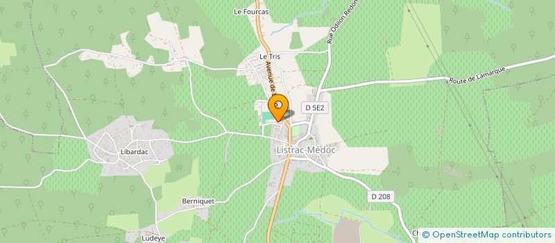 localisation de l'entreprise MONSIEUR MEHDI LAFONT  LISTRAC-MEDOC