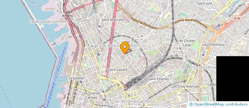 localisation de l'entreprise MONSIEUR MEHDI LAHAMI  MARSEILLE