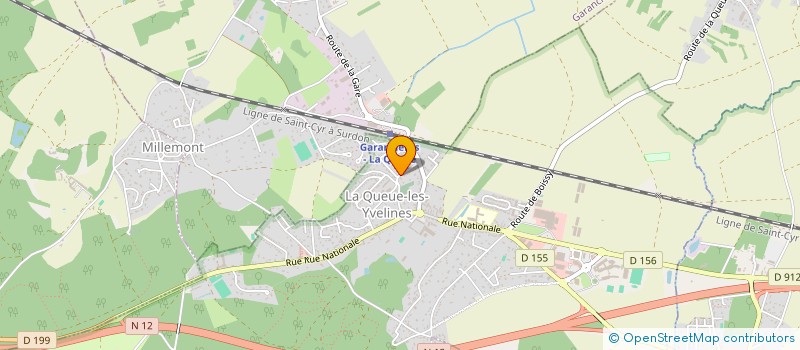 localisation de l'entreprise MONSIEUR MEHDI LANDOLSI  LA QUEUE-LES-YVELINES