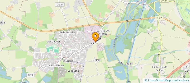 localisation de l'entreprise MONSIEUR MEHDI LAOUBI  CHAVAGNE