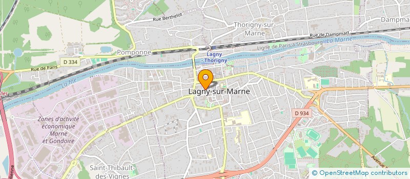 localisation de l'entreprise MONSIEUR MEHDI LARABI  LAGNY-SUR-MARNE