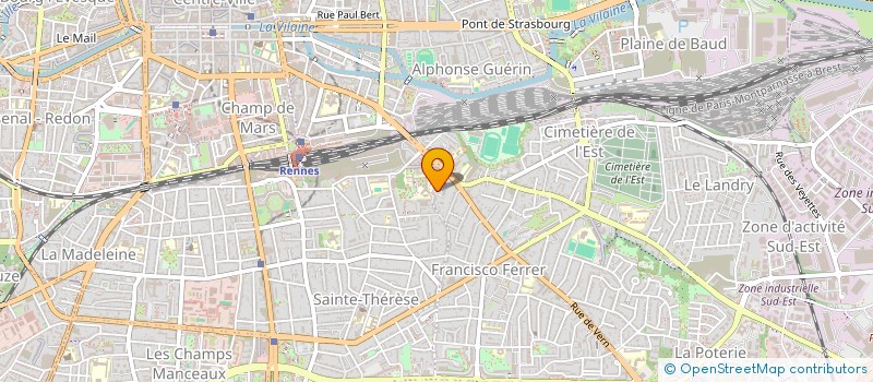 localisation de l'entreprise MONSIEUR MEHDI LAZALI  RENNES
