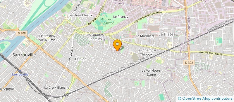 localisation de l'entreprise MONSIEUR MEHDI LEBIAD à SARTROUVILLE