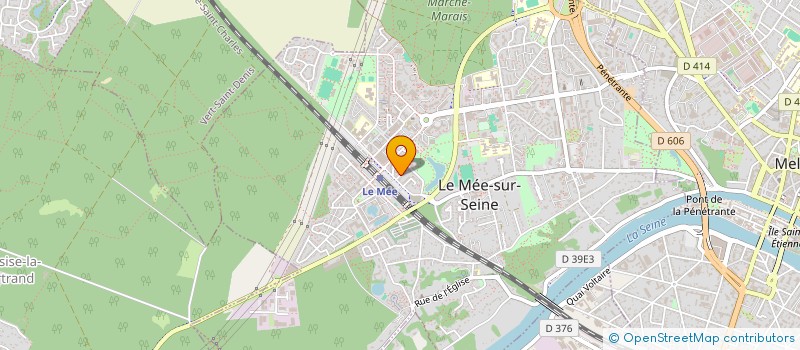 localisation de l'entreprise MONSIEUR MEHDI LEFEUVRE  LE MEE-SUR-SEINE