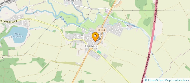 localisation de l'entreprise MONSIEUR MEHDI LEMERRE  TIL-CHATEL