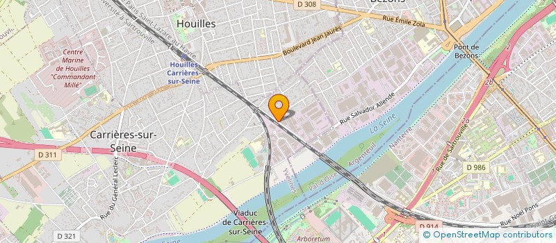 localisation de l'entreprise MONSIEUR MEHDI LEMOULT  CARRIERES-SUR-SEINE