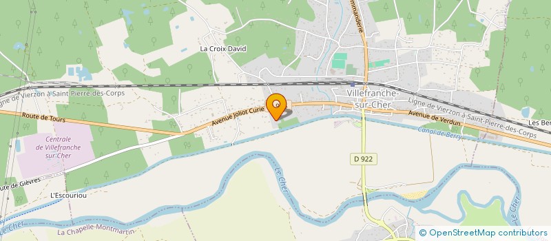 localisation de l'entreprise MONSIEUR MEHDI LEROUX  VILLEFRANCHE-SUR-CHER