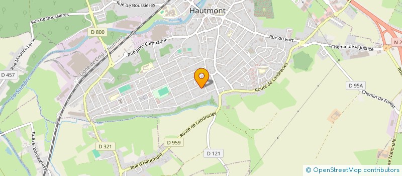 localisation de l'entreprise MONSIEUR MEHDI LETTIFI à HAUTMONT