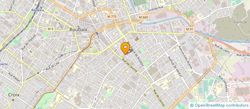 localisation de l'entreprise MONSIEUR MEHDI LORABI  ROUBAIX
