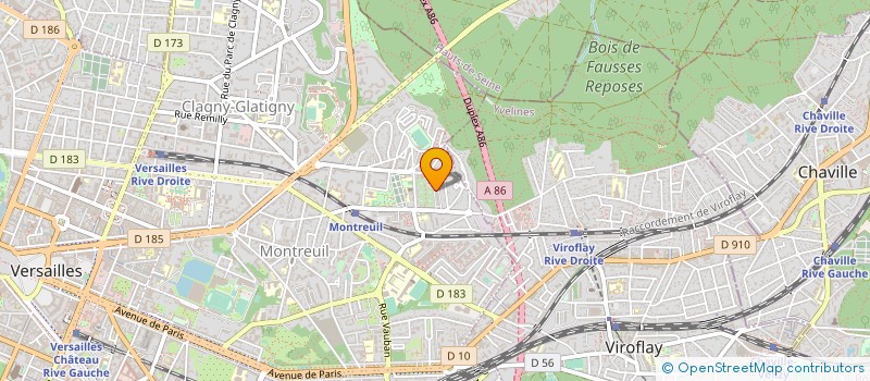localisation de l'entreprise MONSIEUR MEHDI LOULIDI à VERSAILLES