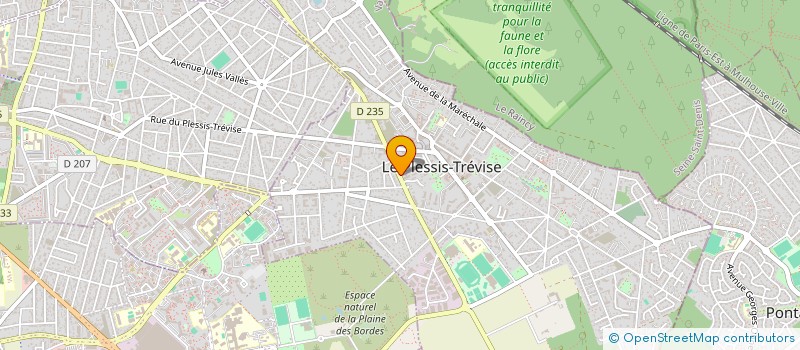 localisation de l'entreprise MONSIEUR MEHDI MAANAN à LE PLESSIS-TREVISE