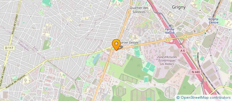 localisation de l'entreprise MONSIEUR MEHDI MAAROUFI à GRIGNY