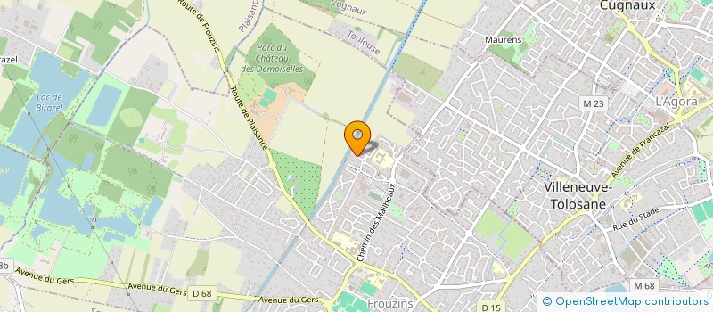 localisation de l'entreprise MONSIEUR MEHDI MAAZOUZ  FROUZINS