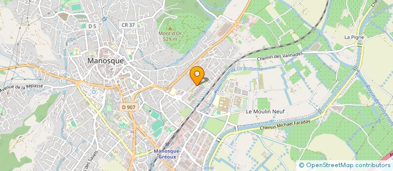 localisation de l'entreprise MONSIEUR MEHDI MADOUI à MANOSQUE