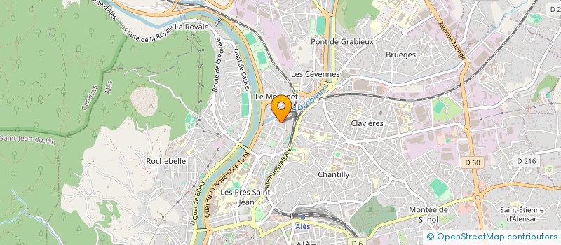 localisation de l'entreprise MONSIEUR MEHDI MAHDAD  ALES