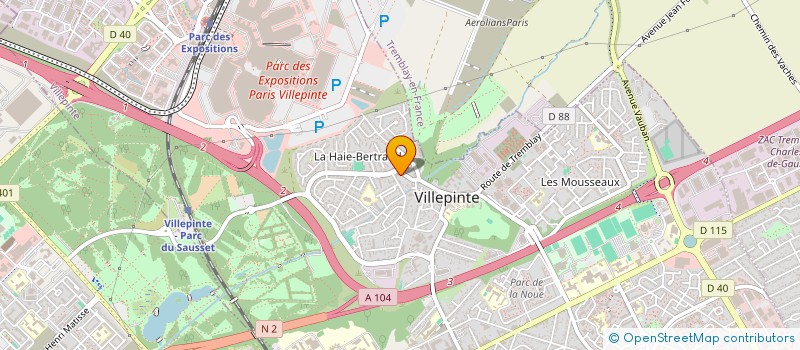 localisation de l'entreprise MONSIEUR MEHDI MAHTOUT à VILLEPINTE