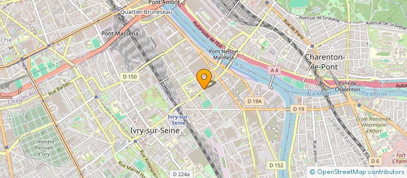 localisation de l'entreprise MONSIEUR MEHDI MAIZ  IVRY-SUR-SEINE