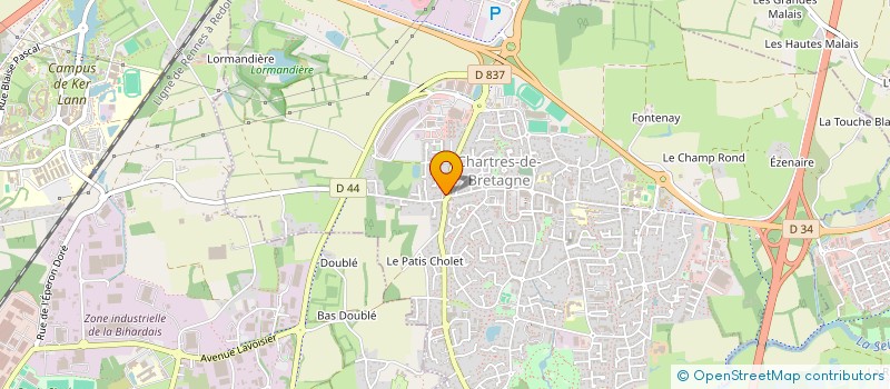 localisation de l'entreprise MONSIEUR MEHDI MALCOLM TSHIBINDI TSHILUNDA  CHARTRES-DE-BRETAGNE