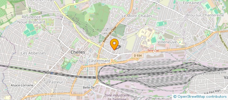 localisation de l'entreprise MONSIEUR MEHDI MALLOUG  CHELLES