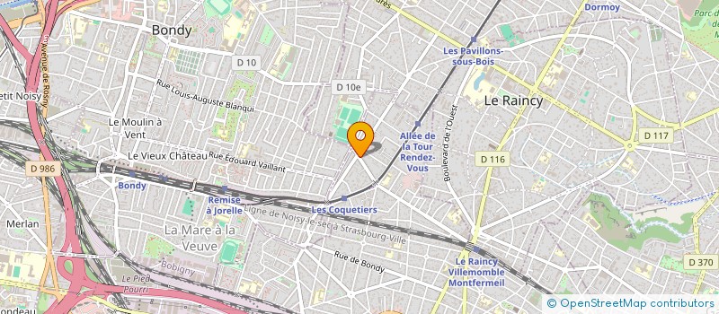 localisation de l'entreprise MONSIEUR MEHDI MAOUCHE  VILLEMOMBLE