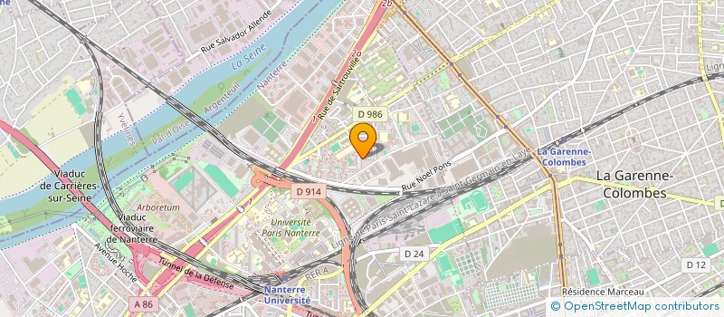 localisation de l'entreprise MONSIEUR MEHDI MARHFOUR  NANTERRE