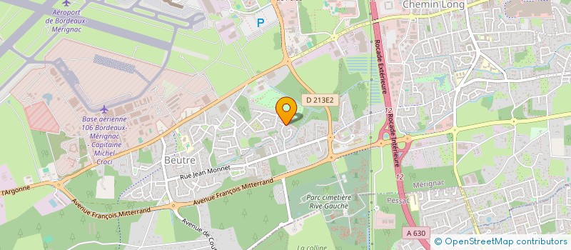 localisation de l'entreprise MONSIEUR MEHDI MARTIN  MERIGNAC