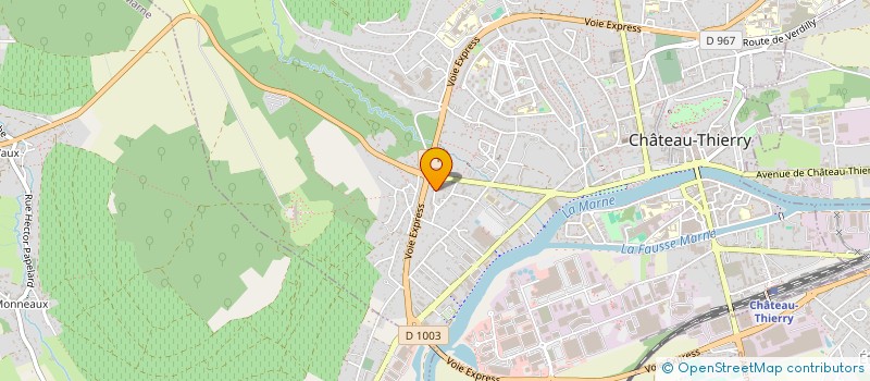 localisation de l'entreprise MONSIEUR MEHDI MASROUR  CHATEAU-THIERRY