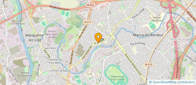 localisation de l'entreprise MONSIEUR MEHDI MASTOURI à MARCQ-EN-BARŒUL