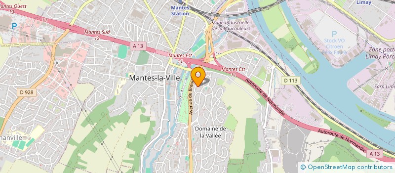 localisation de l'entreprise MONSIEUR MEHDI MATHIEU  MANTES-LA-VILLE