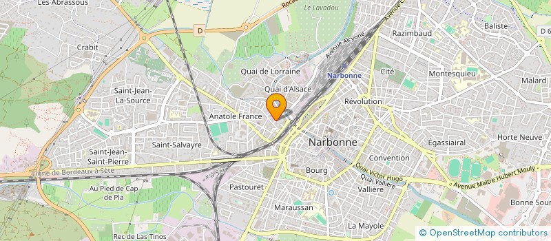 localisation de l'entreprise MONSIEUR MEHDI MAZOUNI à NARBONNE