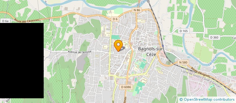 localisation de l'entreprise MONSIEUR MEHDI MECHALIKH  BAGNOLS-SUR-CEZE