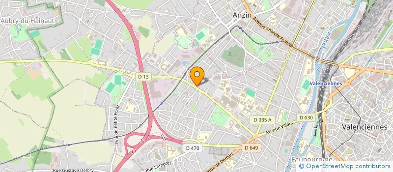 localisation de l'entreprise MONSIEUR MEHDI MEDA à VALENCIENNES