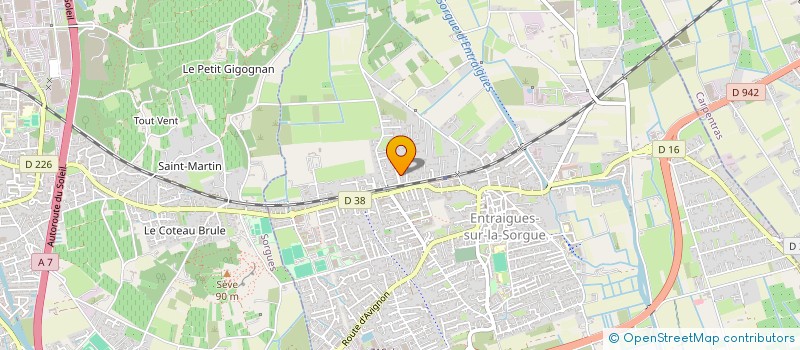 localisation de l'entreprise MONSIEUR MEHDI MEDDAHI  ENTRAIGUES-SUR-LA-SORGUE