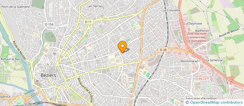 localisation de l'entreprise MONSIEUR MEHDI MERGOUM à BEZIERS
