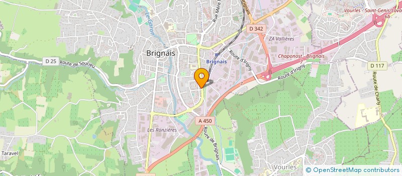 localisation de l'entreprise MONSIEUR MEHDI MESSAI  BRIGNAIS