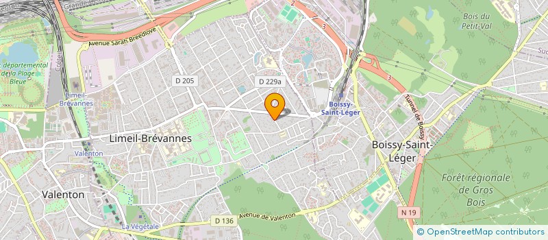 localisation de l'entreprise MONSIEUR MEHDI MEZHOUD  LIMEIL-BREVANNES