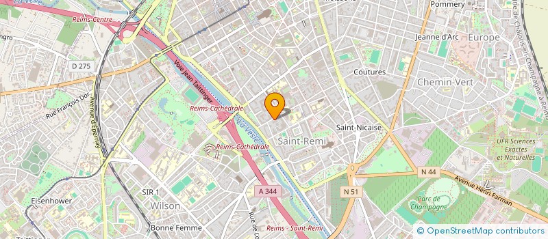 localisation de l'entreprise MONSIEUR MEHDI MEZIANI  REIMS