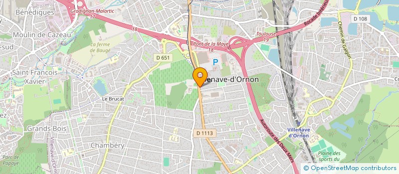 localisation de l'entreprise MONSIEUR MEHDI MICHEL  VILLENAVE-D'ORNON