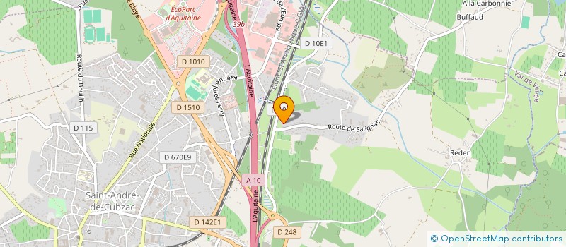 localisation de l'entreprise MONSIEUR MEHDI MIMOUNI à SAINT-ANDRE-DE-CUBZAC