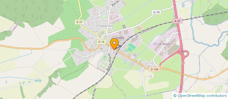 localisation de l'entreprise MONSIEUR MEHDI MIRHIS  CHATENOIS