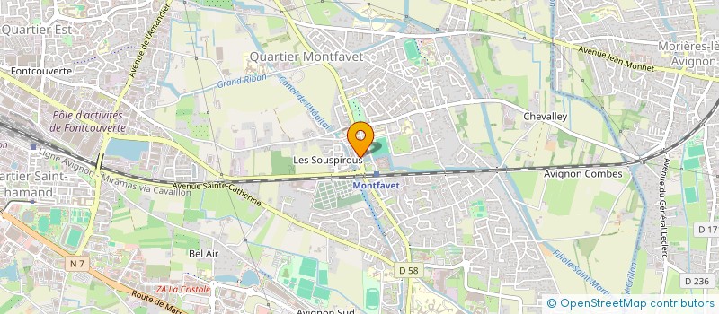 localisation de l'entreprise MONSIEUR MEHDI MOHSSINE  AVIGNON