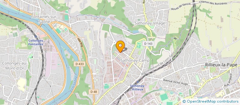 localisation de l'entreprise MONSIEUR MEHDI MOKEDDEM  SATHONAY-CAMP