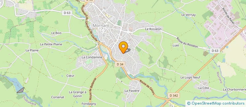 localisation de l'entreprise MONSIEUR MEHDI MOSTEPHAOUI  MORNANT